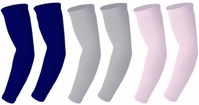 VTFlair Nylon Arm Sleeve For Boys & Girls(Free, Blue, Grey, Steel)