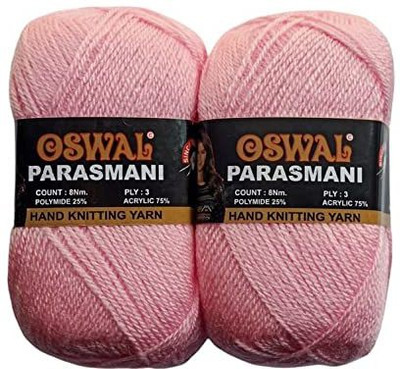 JEFFY Oswal parasmani Wool Hand Knitting Soft Fingering 400 Gram Shade no-64