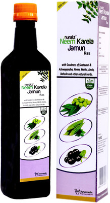 nuralz Neem Karela Jamun Ras (Pack of 2 X 500 ml)1000 ml(Pack of 2, 1000 ml)