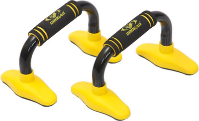COUGAR Pushup Stand , Pushup Bar Stand , Deluxe Pushup Stand For Home Exercise Bar Push-up Bar(Black, Yellow)