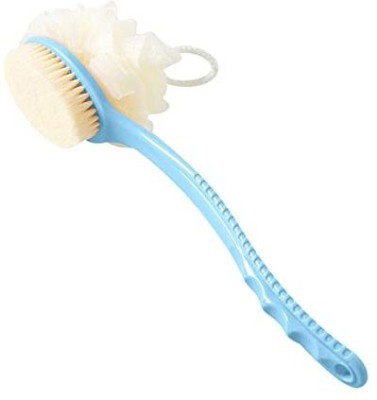 Reyansh Enterprise 2 IN 1 Loofah with handle Body Brush,Loofah Back Scrubber with Long Handled