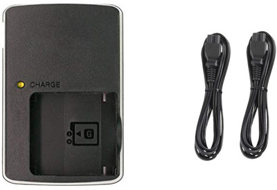 Onkliq BC- CSG Charger With Free Charging Cable  Camera Battery Charger(Black)