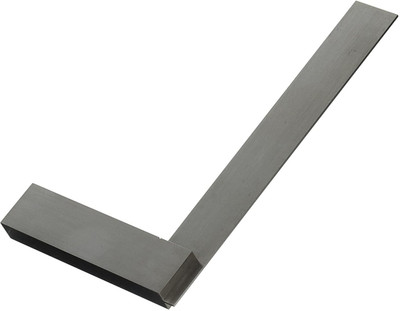 LAXMI Metal High Grade Engineering Try Square 8inch(Silver) Tri-Square(Pack of 1)