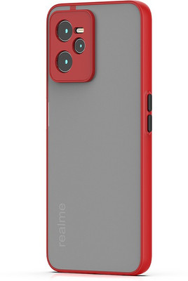 KrKis Back Cover for Realme C35, REALME C35, realme c35(Red, Camera Bump Protector, Pack of: 1)