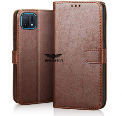SHINESTAR. Back Cover for Oppo A16k(Brown, Pack of: 1)
