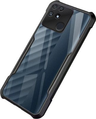 Flipkart SmartBuy Back Cover for Realme Narzo 50A(Black, Transparent, Shock Proof, Pack of: 1)