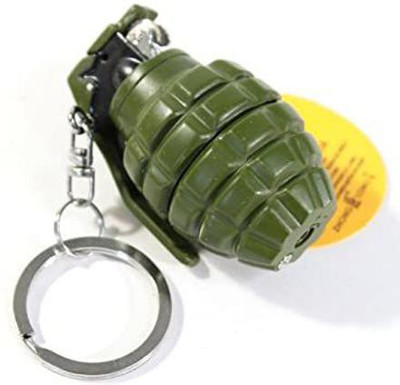 Explorer Army Military Soldier Fighter Design Fuze Grenade Bomb Shaped Pocket Size Lighter | Military | Refillable Butane Gas System | AmazingGifting Purpose For Cigarette Users Lovers | Adjustable Flame Height Function Pocket Lighter(Military)