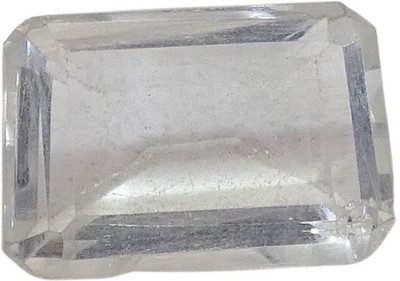 Sahiba Gems White Cut Natural Crystal Gemstone(9 carat)