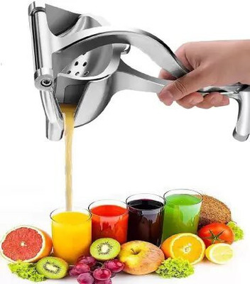 Logyk Aluminium Aluminium Hand Juicer Steel Hand Juicer Lemon-Lime -Manual Hand Press Juicer Hand Juicer(Silver)