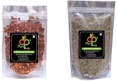 Organic Purify Oregano Seasoning + Roasted Chilli Flakes 200GM Each (Super Saver Combo)(400 g)