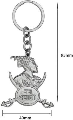 Sullery Jai Bhavani Shivaji Chhatrapati Shivaji Maharaj Keychain SulleryKey202292 Key Chain