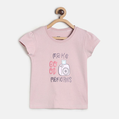 MINI KLUB Baby Girls Casual Pure Cotton Knit Top(Multicolor, Pack of 1)