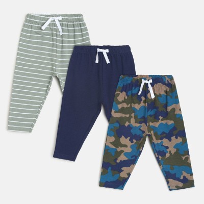 MINI KLUB Track Pant For Baby Boys(Multicolor, Pack of 3)