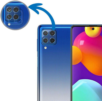 FCS Back Camera Lens Ring Guard Protector, Camera Lens Glass Protector for Samsung Galaxy M62(Pack of: 3)
