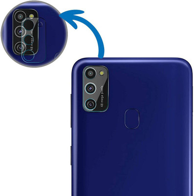 FCS Back Camera Lens Glass Protector for Samsung Galaxy M21(Pack of: 3)