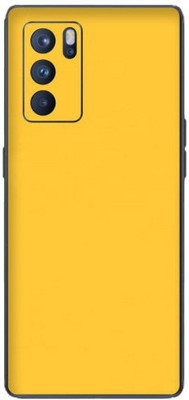 Orgic India Oppo Reno 6 Mobile Skin(Yellow)
