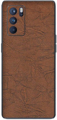 Orgic India Oppo Reno 6 Pro Mobile Skin(Red Leather)