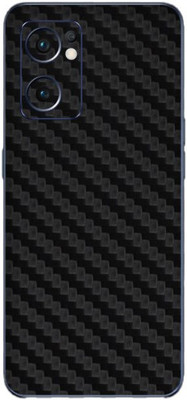 Orgic India Oppo Reno 7 Mobile Skin(Carbon Black)