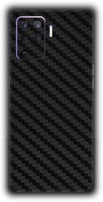 Orgic India Oppo Reno 5 Lite Mobile Skin(Carbon Black)