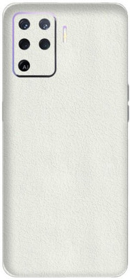 Orgic India Oppo Reno 5 Lite Mobile Skin(White Leather)