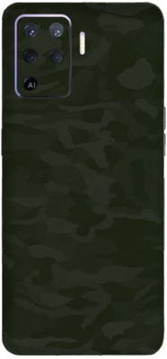 Orgic India Oppo Reno 5 Lite Mobile Skin(Camo Green)