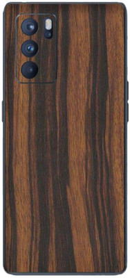 Orgic India Oppo Reno 6 Pro Mobile Skin(Ebony Wood)