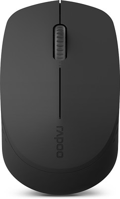 RAPOO M100Silent Dark Grey 18199 Wireless Ambidextrous Optical Mouse  with Bluetooth(2.4GHz Wireless, Bluetooth, Dark Grey)