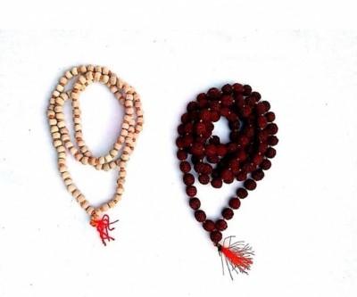 Senroar TULSI AND RUDRAKSH MALA WITH 108 BEADS Wood Necklace