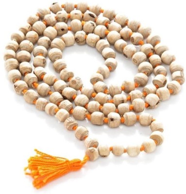 Senroar Original Tulsi Mala 108beads Cotton Dori Chain Wood Necklace