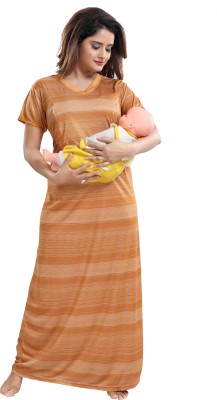 YKI Women Maternity/Nursing Nighty(Beige)