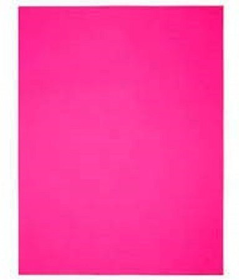 Eclet A4 20 Sheet Pink Color Paper (20 Sheets) (180-240 GSM) double side coloured sheet A4 180 gsm Coloured Paper(Set of 1, Multicolor)