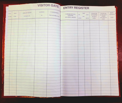 atishay Visitor Register, 34Cm 20Cm- 70 GSM Ledger Paper 200 Pg.(400 F+B) Visitor Register 34Cm 20Cm- 70 GSM Ledger Paper 200 Pg.(400 F+B) 1-Part 1(1 Sets) atishay Visitor Register, 34Cm 20Cm- 70 GSM Ledger Paper 200 Pg.(400 F+B) Visitor Register 34Cm 20Cm- 70 GSM Ledger Paper 200 Pg.(400 F+B) 1-Part 1(1 Sets)