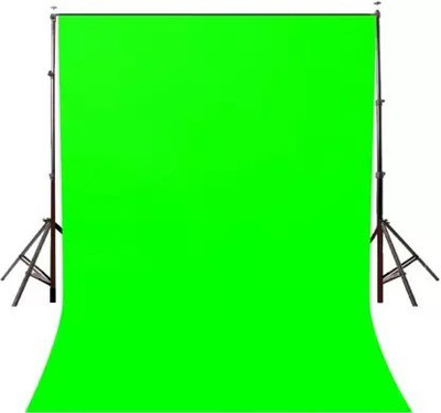 Nandinee 8 x12 FT Green Backdrop Photo Video Online Classes YouTube Videos TikTok Reflector
