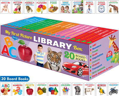 20 Board Book | Books For 1 Year Old Board Books Of My First Library English(Hardcover, Sawan)