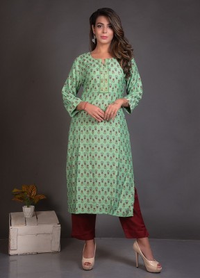 Cotton Plus Mix & Match Floral Print Kurta, Salwar & Dupatta Set