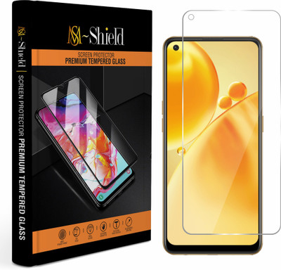 MS-Shield Edge To Edge Tempered Glass for OPPO F19S(Pack of 1)