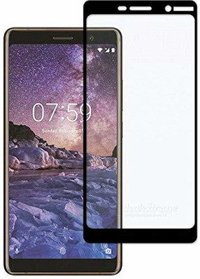 VISHZONE Edge To Edge Tempered Glass for Nokia 7 Plus(Pack of 1)