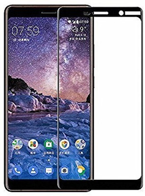 VISHZONE Edge To Edge Tempered Glass for Nokia 7 Plus(Pack of 1)