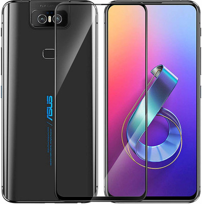 VISHZONE Edge To Edge Tempered Glass for Asus Zenfone 6Z(Pack of 1)