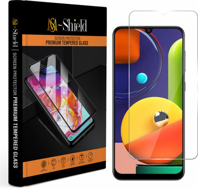 MS-Shield Edge To Edge Tempered Glass for Samsung Galaxy A50S(Pack of 1)