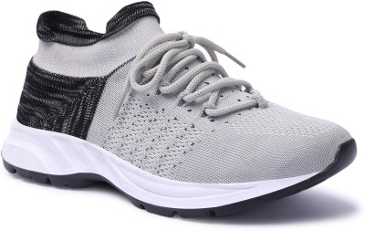 feetees Running Shoes For Men(Grey , 8)