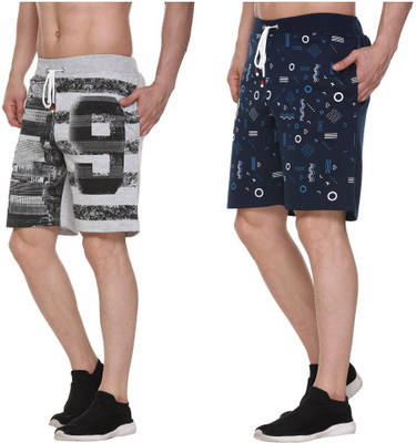 Keshavi Printed Men Multicolor Regular Shorts