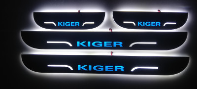 DIAMOND SAJAWAT CAR Door Foot Step Dual Tone For Renault Kiger Door Sill Plate