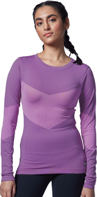 The Souled Store Solid Women Round Neck Pink T-Shirt