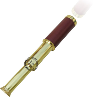 Stark Export House Solid Brass Lather Telescope 9 Inch Best For Gift Item Catadioptric Telescope(Manual Tracking)