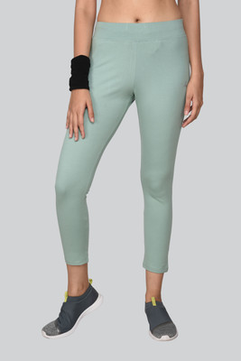 INFINIA Solid Women Green Track Pants