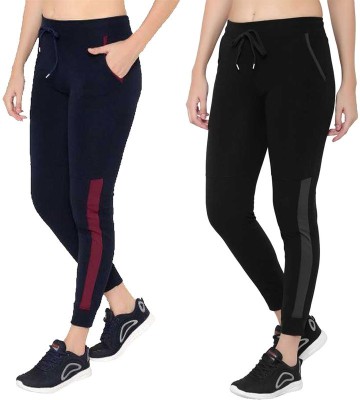 Bluecon Colorblock Women Multicolor Track Pants