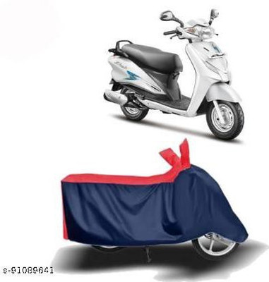 KEDIT Two Wheeler Cover for Hero(Duet, Red, Blue)