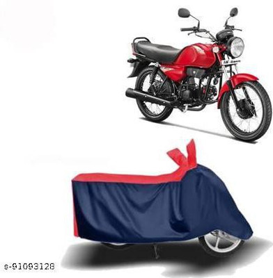 KEDIT Two Wheeler Cover for Hero(HF Dawn, Red, Blue)