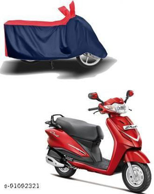 KEDIT Two Wheeler Cover for Hero(Red, Blue)